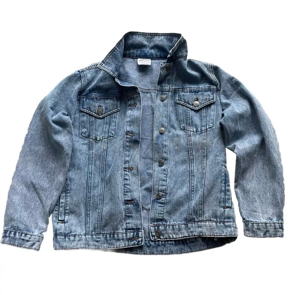 Looney Tunes denim jacket Sz M vintage fans fun vintage - Picture 2 of 4